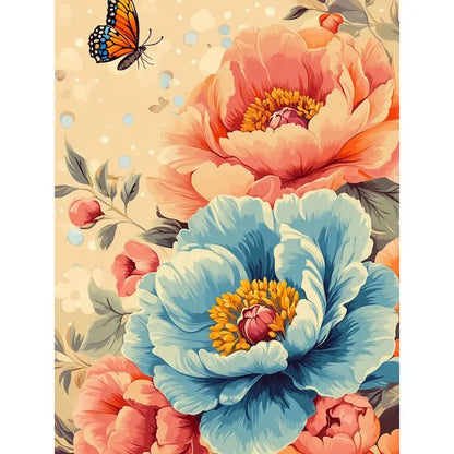 Flowers, Lemons & Landscape – DIY Framed Paint by Numbers Kit (Customizable by Paint)