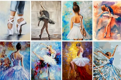 Elegant Ballerina - Paint by Numbers