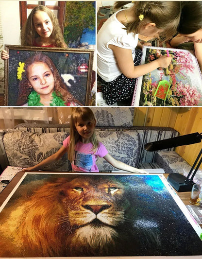 Custom Photo Diamond Painting – 5D DIY Crystal Art Kit