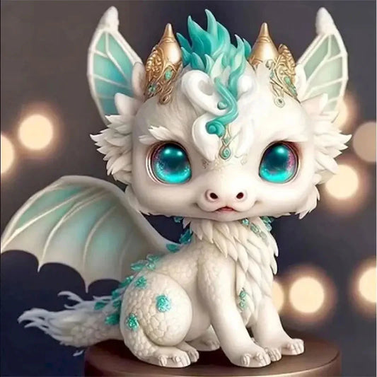 Dragon Animal DIY Kit -  Painting by Numbers