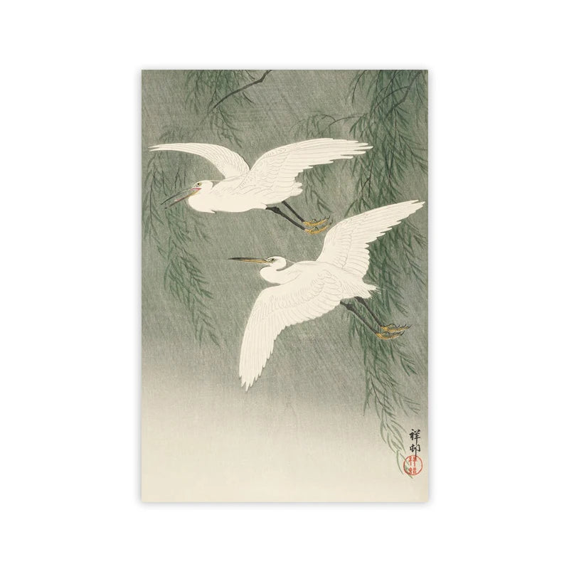 The Great Wave off Kanagawa, Flamingo & Blue Heron – Paint by Numbers