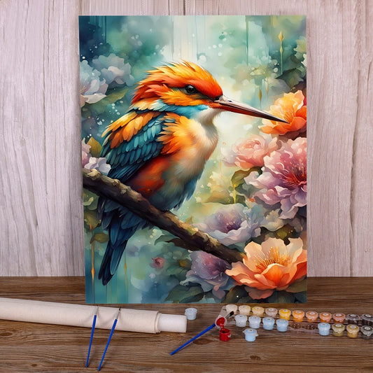 Hummingbird – DIY Craft Kit for Adults -  Paint by Numbers