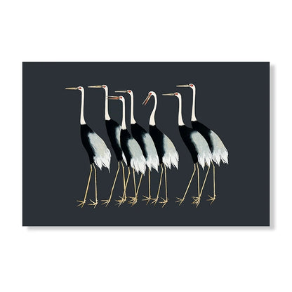 The Great Wave off Kanagawa, Flamingo & Blue Heron – Paint by Numbers