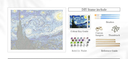 Scenery Paint by Numbers – 40x50cm Canvas Art (Customizable by Paint)