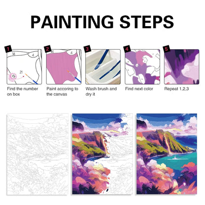 Wedding Gift Canvas - Custom Photo Paint by Numbers