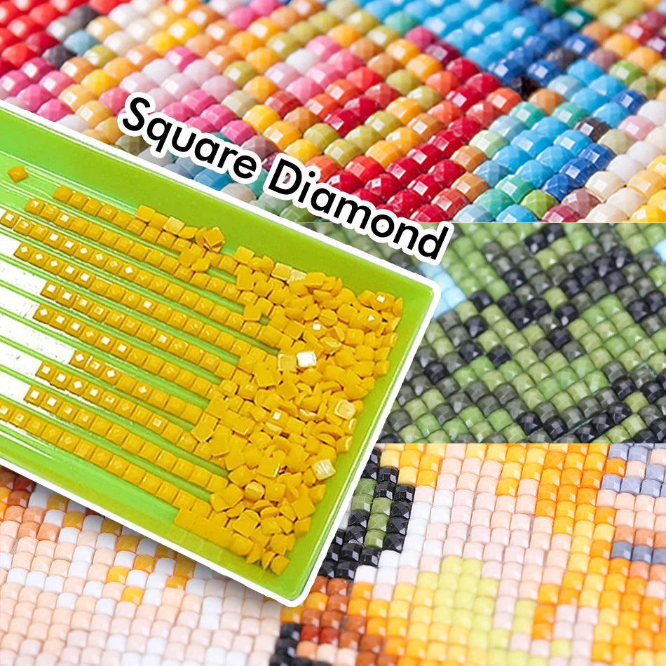 Custom Photo Diamond Painting – 5D DIY Crystal Art Kit