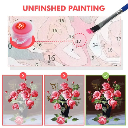 Custom Photo Paint by Numbers – DIY Hand-Painted Canvas