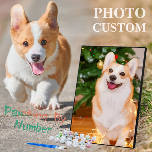 Custom Paint by Numbers – 24/36/48 Color Options