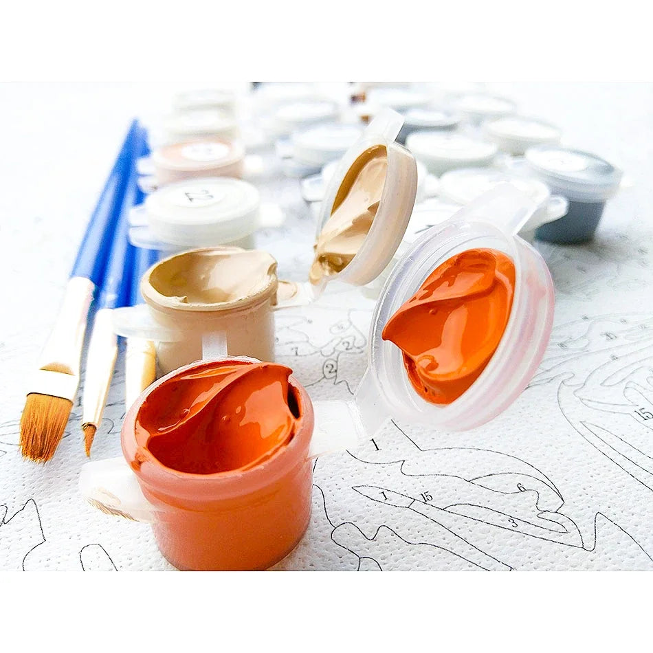 Relax & Paint: Sunset Canvas Kit for Adults