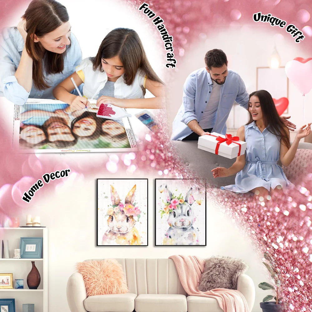 Custom Photo Diamond Painting – 5D DIY Crystal Art Kit
