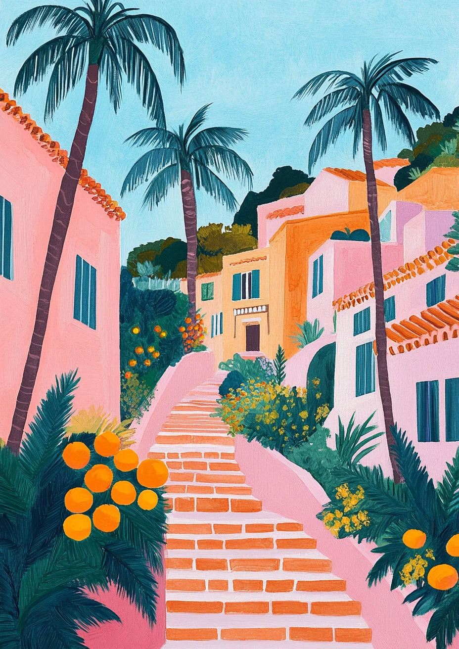 Relax & Paint: Sunset Canvas Kit for Adults
