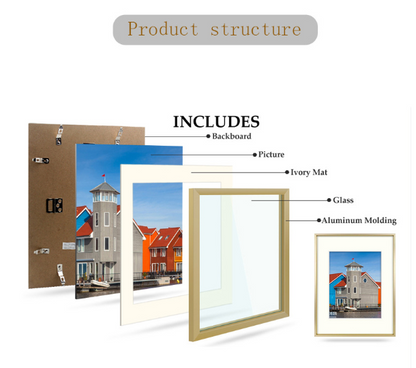 Premium Aluminium Picture Frame for Paint by Numbers - 4 Colors