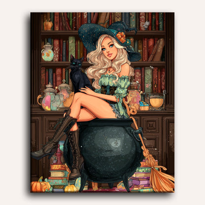Potion witch | Paint by Number